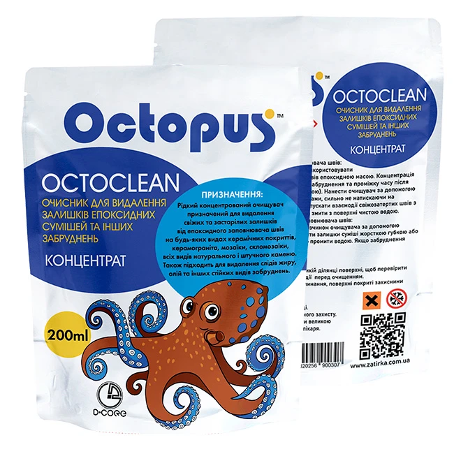 Очищувач OCTOCLEAN 200 мл Octopus thumb 2
