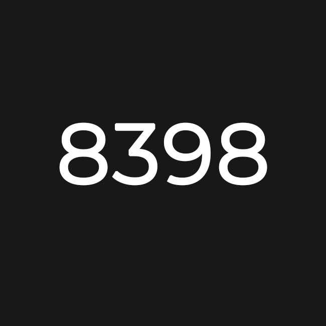 Чорний 8398